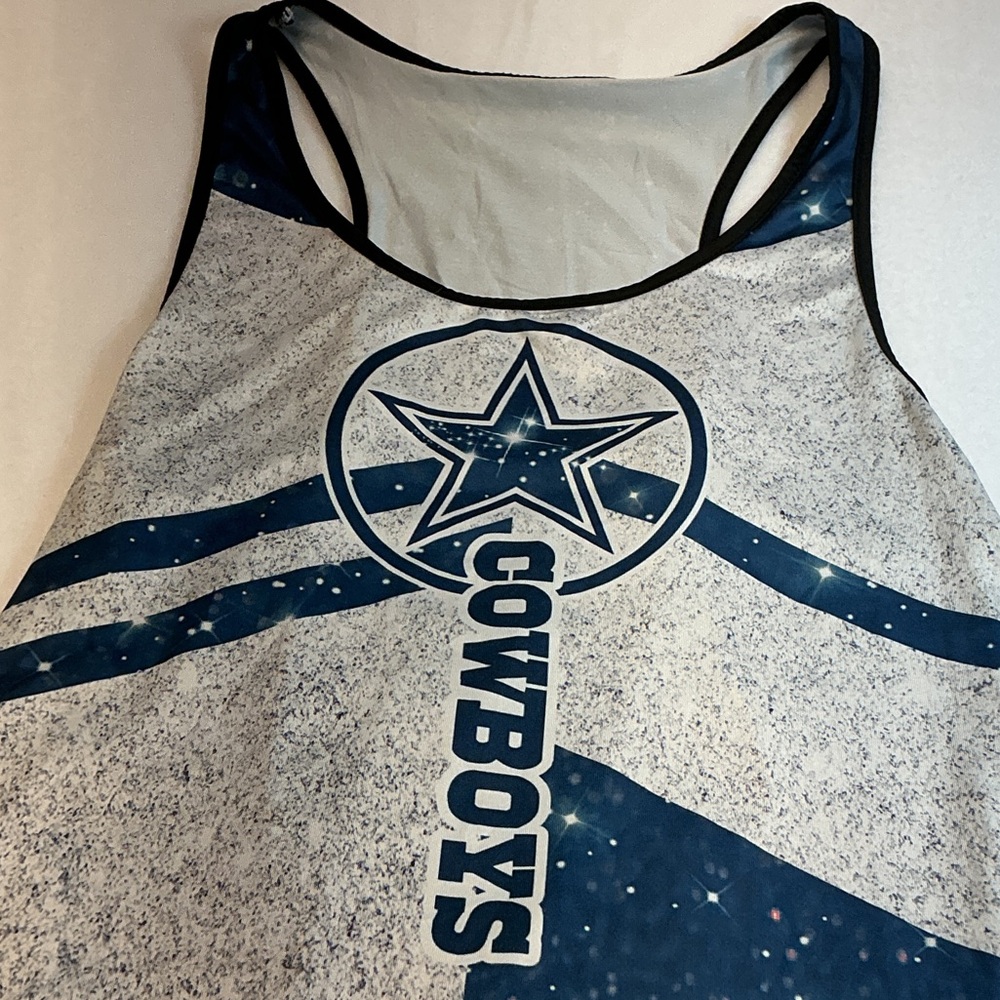 Dallas Cowboys Tank Top size L. 0329 - Picture 2 of 5